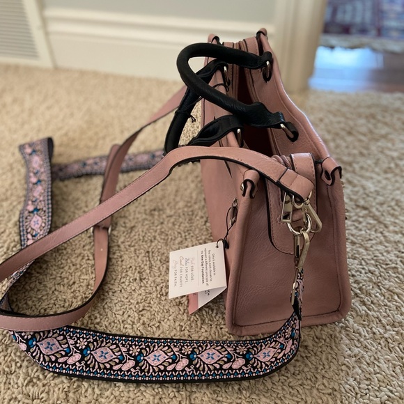 Brand New K.Carroll pink Top handle/Crossbody Bag - Picture 7 of 7